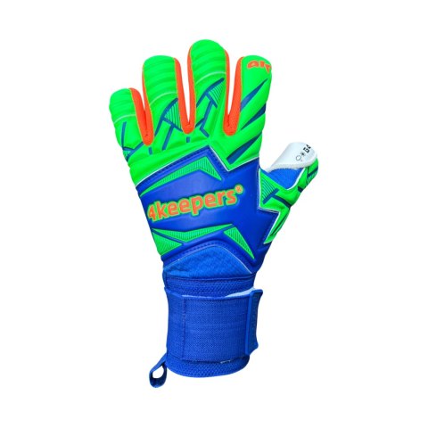 Rękawice bramkarskie 4Keepers Force V5.25 Twist HNC niebiesko-zielone
