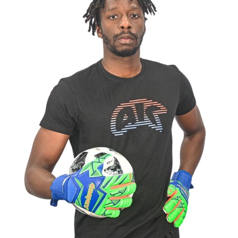 Rękawice bramkarskie 4Keepers Force V5.25 Twist HNC niebiesko-zielone