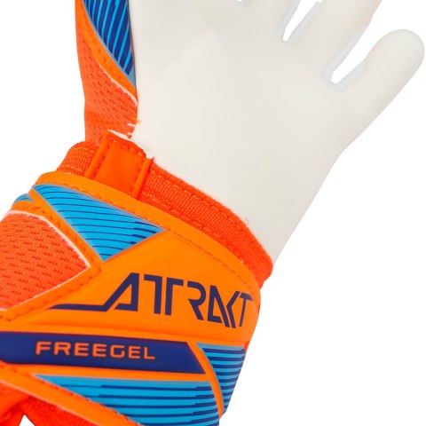 Rękawice bramkarskie Reusch Attrakt Freegel Advance Junior pomarańczowe 5672035 2290