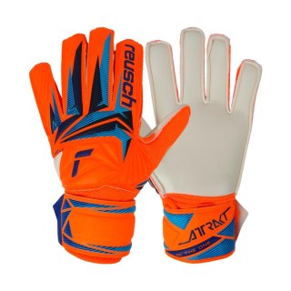 Rękawice bramkarskie Reusch Attrakt Solid Junior pomarańczowe 5672516 2290