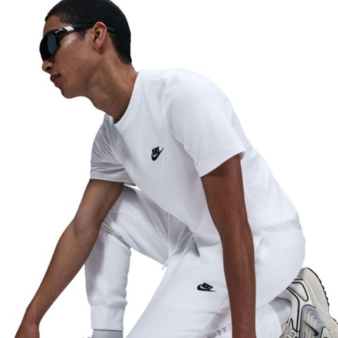 Spodnie męskie Nike Club BB Jogger białe FN3787 100