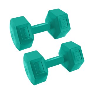 Zestaw hantli Spokey Monster 2x5kg DGN zielone 943622