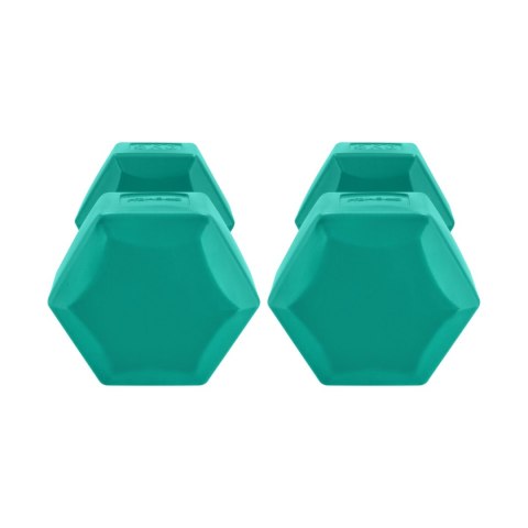 Zestaw hantli Spokey Monster 2x5kg DGN zielone 943622