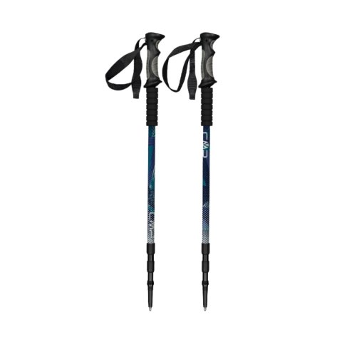 CMP Kijki trekkingowe CMP Bern Trekking Poles czarno-niebieskie 3B36297 M916