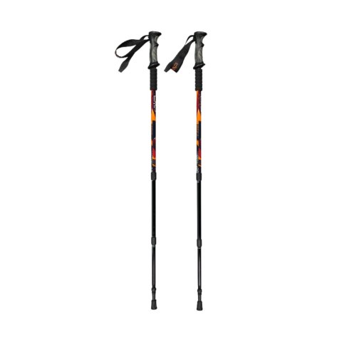 CMP Kijki trekkingowe CMP Bern Trekking Poles czarno-pomarańczowe 3B36297 C905