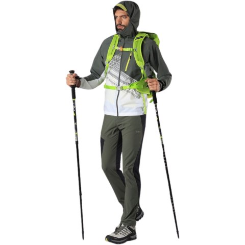 CMP Kijki trekkingowe CMP Bern Trekking Poles zielono-czarne 3B36297 U911
