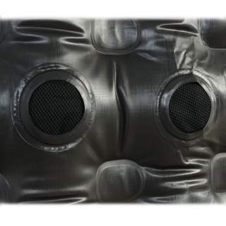 High Peak Materac welurowy dwuosobowy High Peak King 200x185x20 cm szary 40036