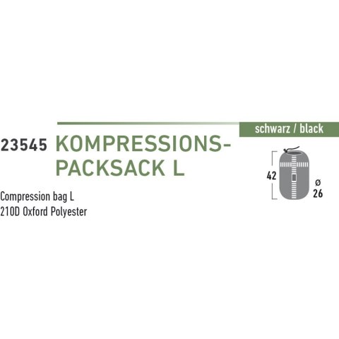 High Peak Worek Kompresyjny High Peak (42x26cm) roz L 23545