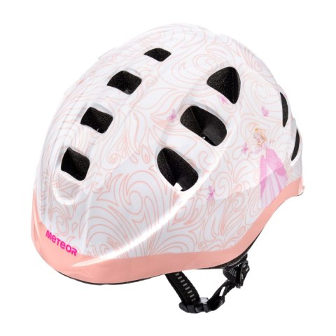Meteor Kask Meteor MA-2 Princess M 52-56 cm biało-różowy 23961