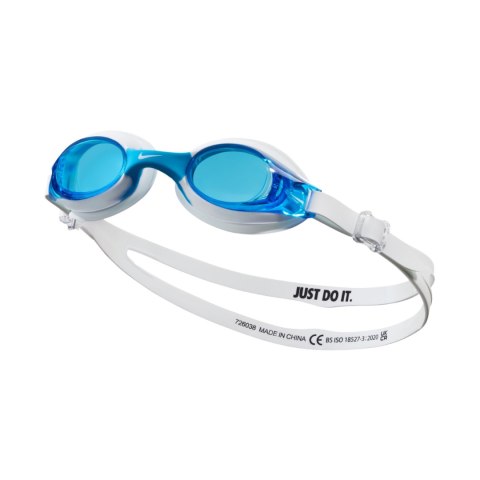 Nike Okulary pływackie Nike Junior białe NESSD138-100 OS