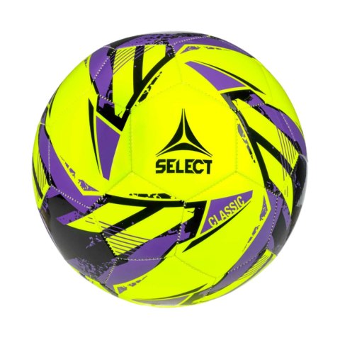 Select Piłka nożna Select Classic v26 żółto-fioletowo-czarna 160076