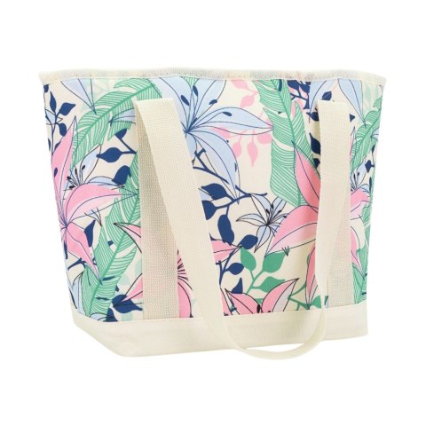 Spokey Torba termiczna Spokey Simply kremowa / kwiaty 944755