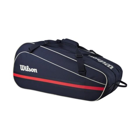 Torba tenisowa Wilson Team 6PK granatowo-czerwona WR8039901001