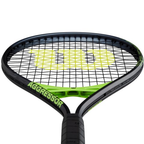 Wilson Rakieta do tenisa ziemnego Wilson Aggressor TNS RKT 4 3/8(3) czarno-zielona WR147610U3