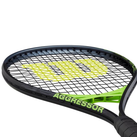 Wilson Rakieta do tenisa ziemnego Wilson Aggressor TNS RKT 4 3/8(3) czarno-zielona WR147610U3