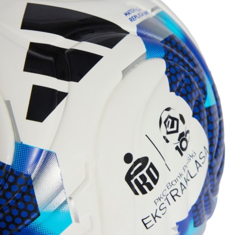 Adidas Piłka nożna adidas Ekstraklasa 26/27 Mini biało-niebieska KE5150