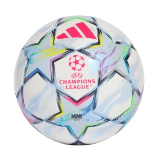 Adidas Piłka nożna adidas UCL Mini 26/27 League Stage biało-błękitna KE9770