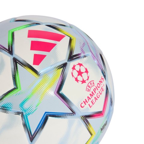 Adidas Piłka nożna adidas UCL Mini 26/27 League Stage biało-błękitna KE9770