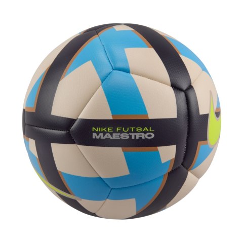 Nike Piłka nożna Nike Maestro futsal beżowo-niebiesko-czarna HV5100 102