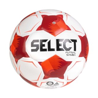 Select Piłka nożna Select Futsal Samba v26 FIFA Basic biało-czerwona 1021654 320010