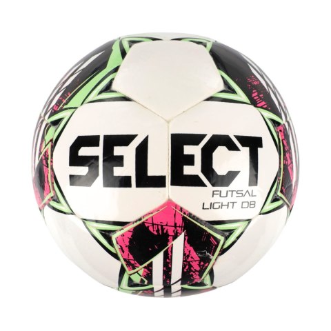 Select Piłka nożna Select Hala Futsal Light DB v22 II gatunek biało-zielono-różowa 17647/370017