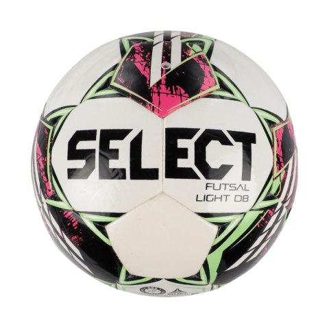 Select Piłka nożna Select Hala Futsal Light DB v22 II gatunek biało-zielono-różowa 17647/370017