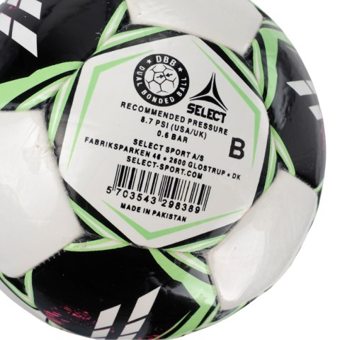 Select Piłka nożna Select Hala Futsal Light DB v22 II gatunek biało-zielono-różowa 17647/370017
