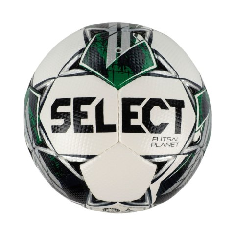 Select Piłka nożna hala Select Futsal Planet FIFA Basic II gatunek biało-czarno-szaro-zielona 17646/1014387