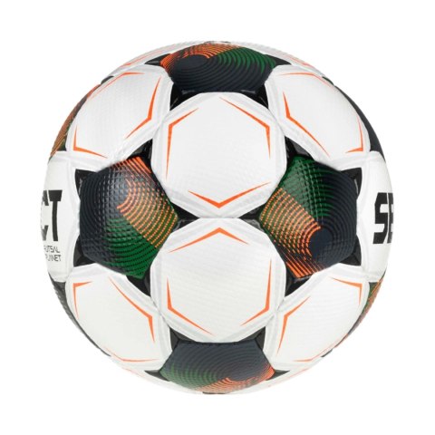 Select Piłka nożna hala Select Futsal Planet v26 FIFA Basic biało-czarno-pomarańczowo-zielona 1014387 310021