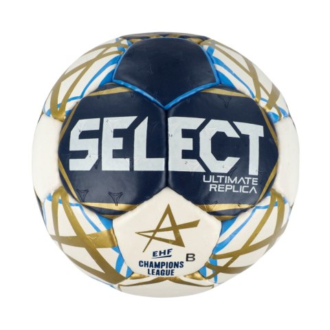 Select Piłka ręczna Select Ultimate Champions League Replica 3 v25 Official EHF II garunek biało-granatowo-złota 13519/270061
