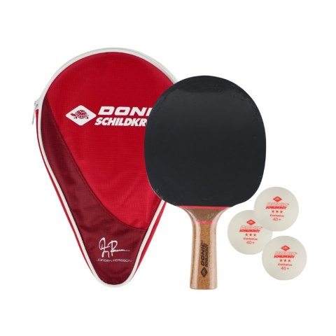 Donic Zestaw do tenisa stołowego Donic Persson 600 1 rakietka, 3 piłki, pokrowiec 788450