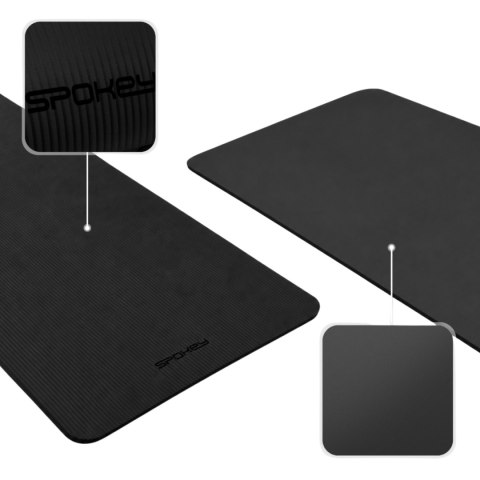 Spokey Mata do ćwiczeń Spokey Softmat 183×61x1 cm czarna 944041
