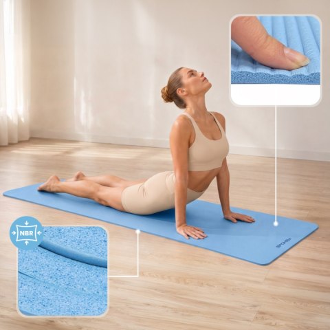 Spokey Mata do ćwiczeń Spokey Softmat 183×61x1 cm niebieska 944043