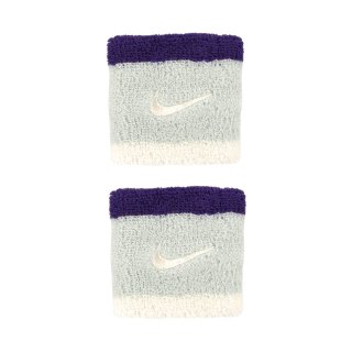 Nike Frotki na rękę Nike Swoosh Wristbands 2 szt. szaro-fioletowo-białe N1012405043
