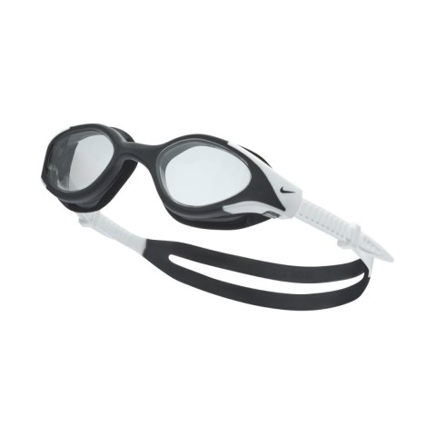 Nike Okulary pływackie Nike Flex Fusion Pro Goggle czarno-białe NESSG131-011 OS