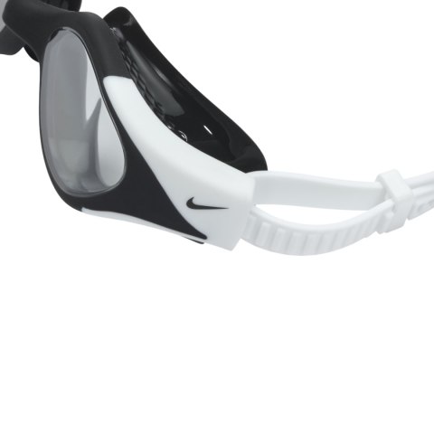 Nike Okulary pływackie Nike Flex Fusion Pro Goggle czarno-białe NESSG131-011 OS
