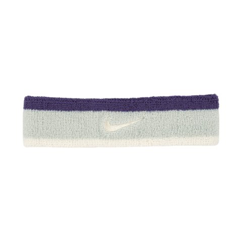 Nike Opaska na głowę Nike Swoosh Classic szaro-fioletowo-biała N1012407043