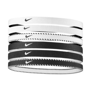 Nike Opaski na włosy Nike Flex 6 szt. biało-czarne N1011927189